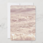 Frozen Winter Silver Snowflake Girl Babydusche Einladung (Rückseite)