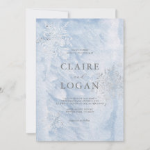 Frozen Winter Silver Snowflakes Hochzeit