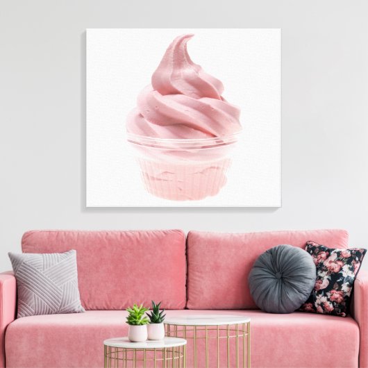 Frozen Yogurt Leinwanddruck (Insitu (Wohnzimmer))