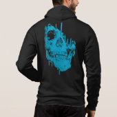 Frozenschädel: Blauer Untergang Hoodie (Rückseite)