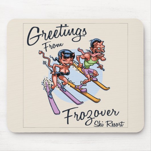 Frozover Skiort Mousepad (Vorne)