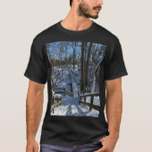 Froztreppen: Great Falls Winter T-Shirt (Vorderseite)