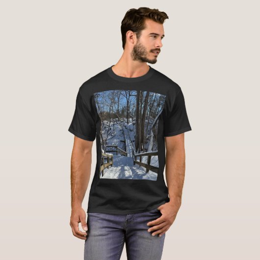 Froztreppen: Great Falls Winter T-Shirt (Vorne ganz)