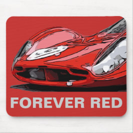 FRREVER RED MOUSEPAD