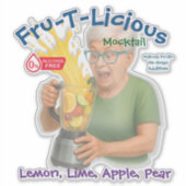 Fru-T-Lecker Aufkleber (Vorderseite)