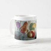 Frucht-Abstrakt in Fettschrift #6 Kaffeetasse (Vorderseite Links)