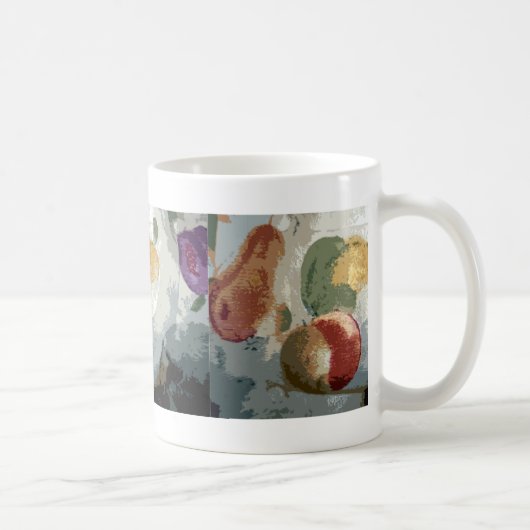 Frucht-Abstrakt in Fettschrift #6 Kaffeetasse (Rechts)