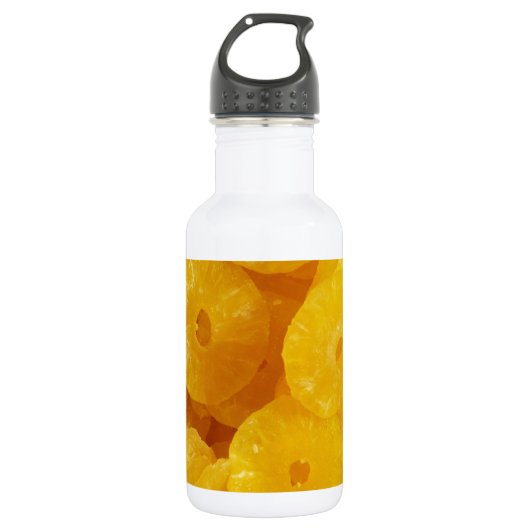Frucht-Ananas-Gelb-süße Edelstahlflasche (Vorderseite)