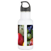 Frucht-Ananas-Gelb-süße Edelstahlflasche (Rückseite)