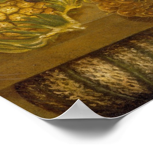 Frucht & Baltimore Oriole - Wagguno Kunstgedicht Poster (Ecke)