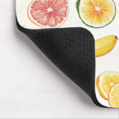 Frucht Banane Limette Zitrone Erdbeere Ananas Mousepad (Ecke)