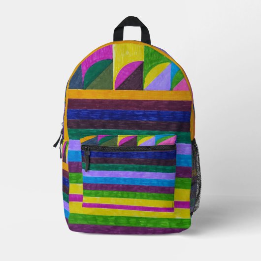 "Frucht" Bedruckter Rucksack (Vorderseite)
