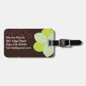 Frucht Blume Feine Niedliche Girly Retro Blumenstr Gepäckanhänger (Vorderseite horizontal)