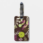 Frucht Blume Feine Niedliche Girly Retro Blumenstr Gepäckanhänger (Rückseite vertikal)