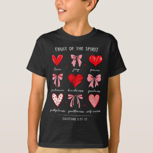 Frucht christlicher Herzen Galater 5_22- T-Shirt