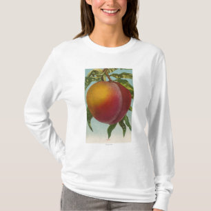 Frucht Chromo Lithographie von PeachFruitState T-Shirt