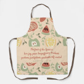 Frucht der Abstrakten Schrift Schürze (Vorderseite)