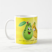Frucht der Geist-Cartoon-Tasse Kaffeetasse (Links)