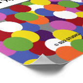 Frucht der Geist Dots Art Print Poster (Ecke)