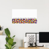 Frucht der Geist Dots Art Print Poster (Heimbüro)