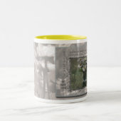 Frucht der Geist FREUDE Zweifarbige Tasse (Mittel)