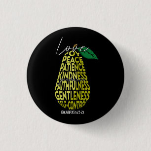 Frucht der Geist Liebe Joy Peace Patience Kindness Button