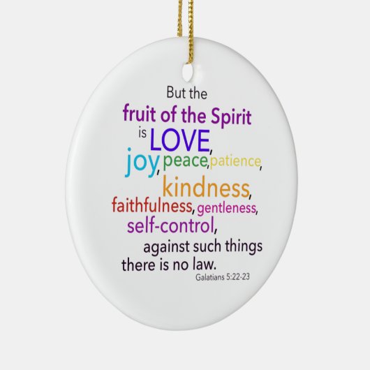 Frucht der Geist-Verzierung Keramik Ornament (Rechts)