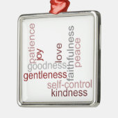 Frucht der Geist-Wort-Kunst Ornament Aus Metall (Links)