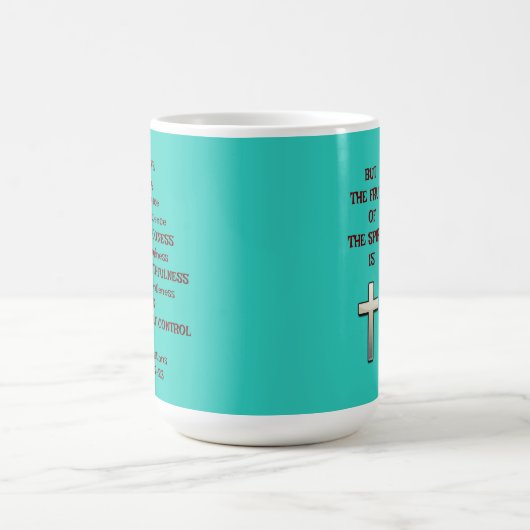 Frucht der Geistesreligion Kaffeetasse (Mittel)