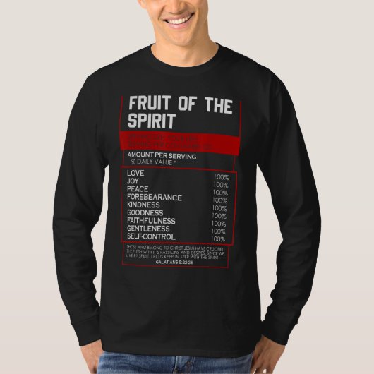 Frucht der Geistgalatianer 522 Inspiration T-Shirt (Vorderseite)