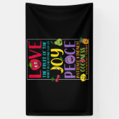 Frucht der Geistgalatianer 5 22 Inspiration C Banner (Vertikal)