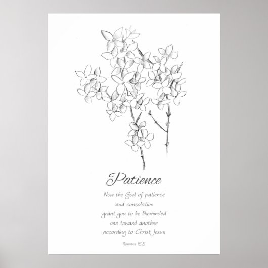 Frucht der Geistromanen 15:5 Bibel der Schrift Poster (Vorne)