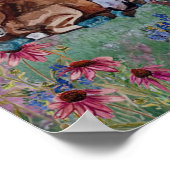 Frucht der Götter Heiliger Geist Friedenspferde Poster (Ecke)