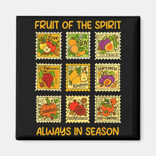 Frucht des christlichen Glaubens an Jesus Gott Lie Magnet