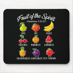 Frucht des christlichen Glaubens für Jesus Gott Lo Mousepad