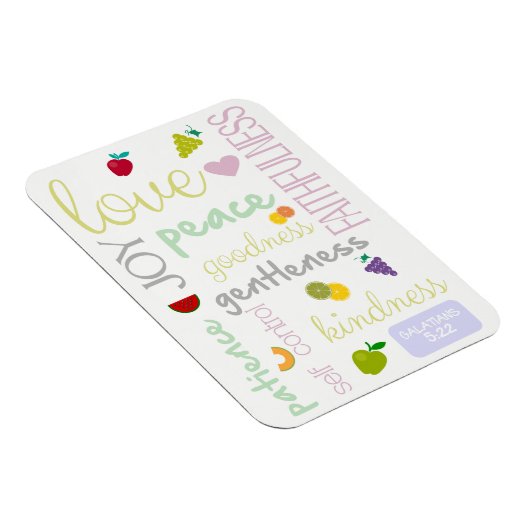 Frucht des Christlichen Heiligen Geistes Magnet (Rechte Seite)