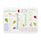 Frucht des Christlichen Heiligen Geistes Magnet (Horizontal)