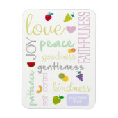 Frucht des Christlichen Heiligen Geistes Magnet (Vertikal)