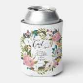 Frucht des Geist Blumenkranz Dosenkühler (Kanne Vorderseite)