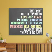 Frucht des Geist-Halbpension Look Bibel Verse Leinwanddruck (Insitu (Wohnzimmer))