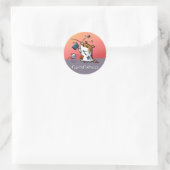 Frucht des Geistaufklebers (Treue) Runder Aufkleber (Tasche)