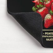 Frucht des Geistes Bibelvers Christlich Religiös Mousepad (Ecke)