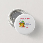Frucht des Geistes Button (Vorne & Hinten)