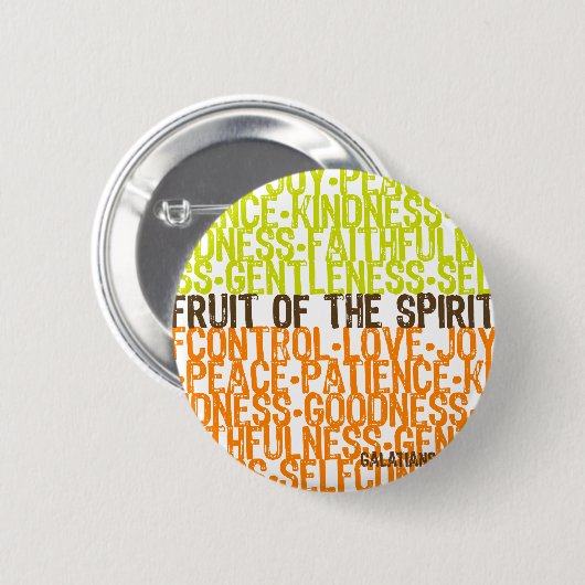 Frucht des Geistes Button (Vorne & Hinten)