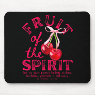 Frucht des Geistes Christliche Kokette Rosa Schlei Mousepad