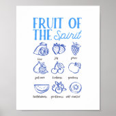 Frucht-des-Geistes-Christliche-Wandkunst Poster (Vorne)