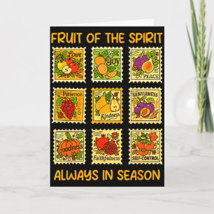 Frucht des Geistes Christlicher Glaube Jesus Gott Karte