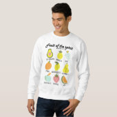 Frucht des Geistes Christlicher Glaube Jesus Gott Sweatshirt (Vorne ganz)