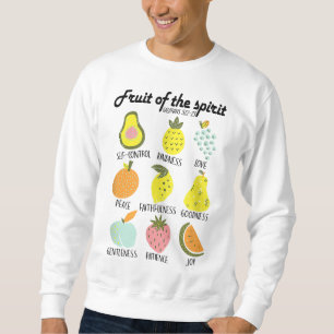 Frucht des Geistes Christlicher Glaube Jesus Gott Sweatshirt