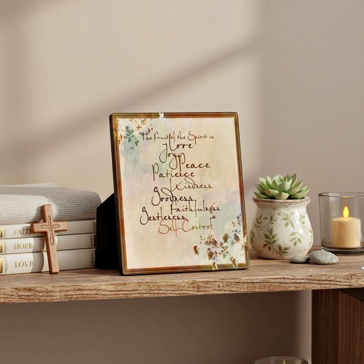 Frucht des Geistes Fotoplatte